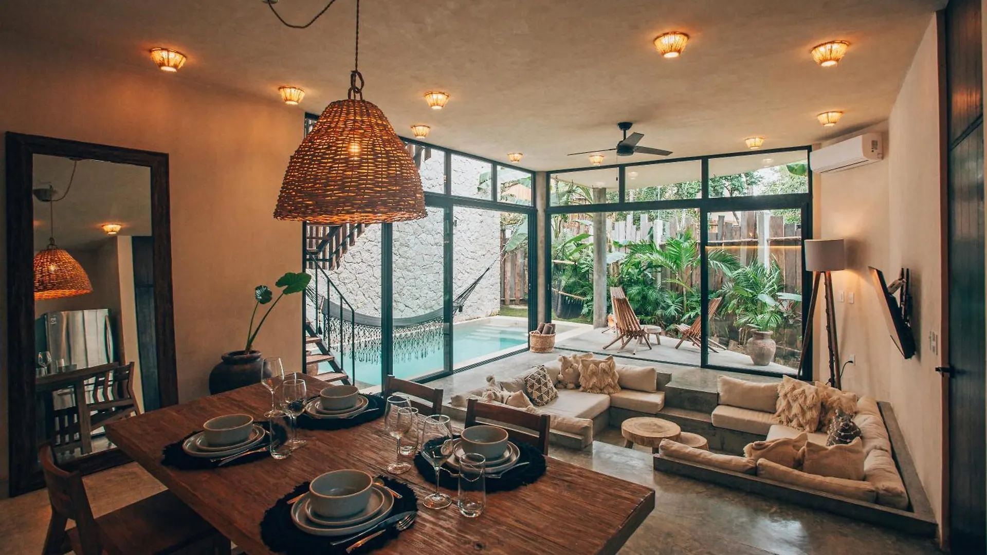 Jungle Rooftop Round Villa -Priv Pool-Bathtub 2A Tulum